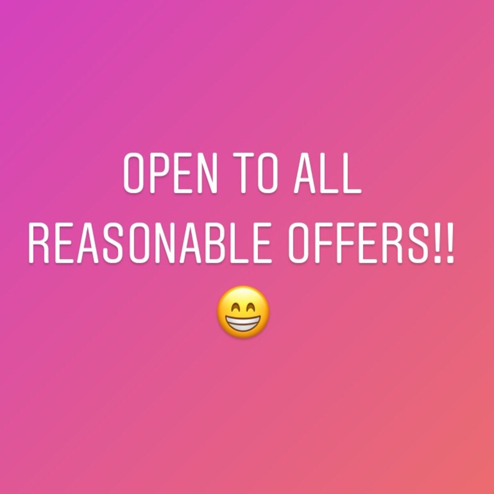 Open to ALL REASONABLE OFFERS!!
